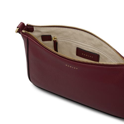Radley Kew Way Small Ziptop Crossbody Bag In Burgundy