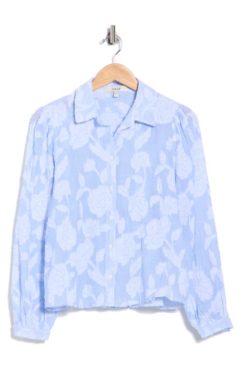 Long Sleeve Striped Cotton Shirt