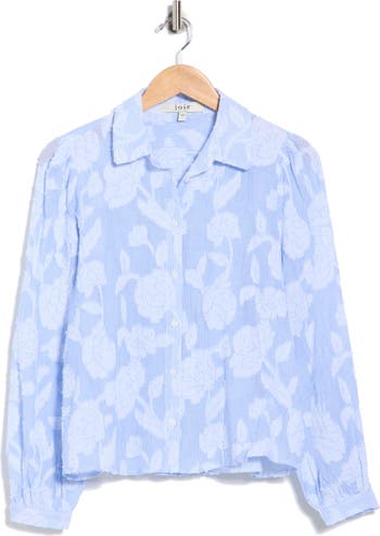 Joie Long Sleeve Striped Cotton Shirt | Nordstromrack