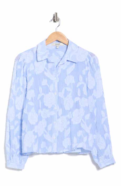 Joie Long Sleeve Striped Cotton Shirt