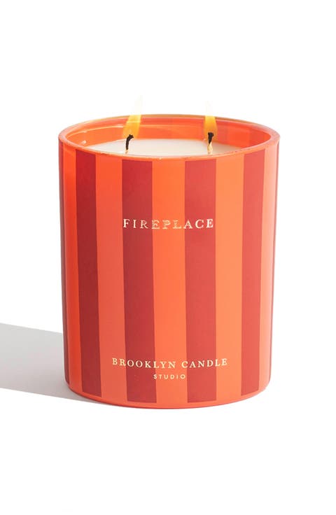 Fireplace Holiday Candle