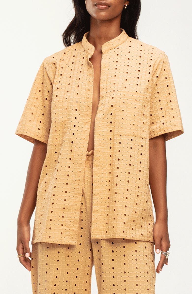 DIARRABLU Eshe Eyelet Shirt, Main, color, 