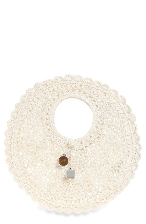 Small Spiaggia Round Crochet Bag