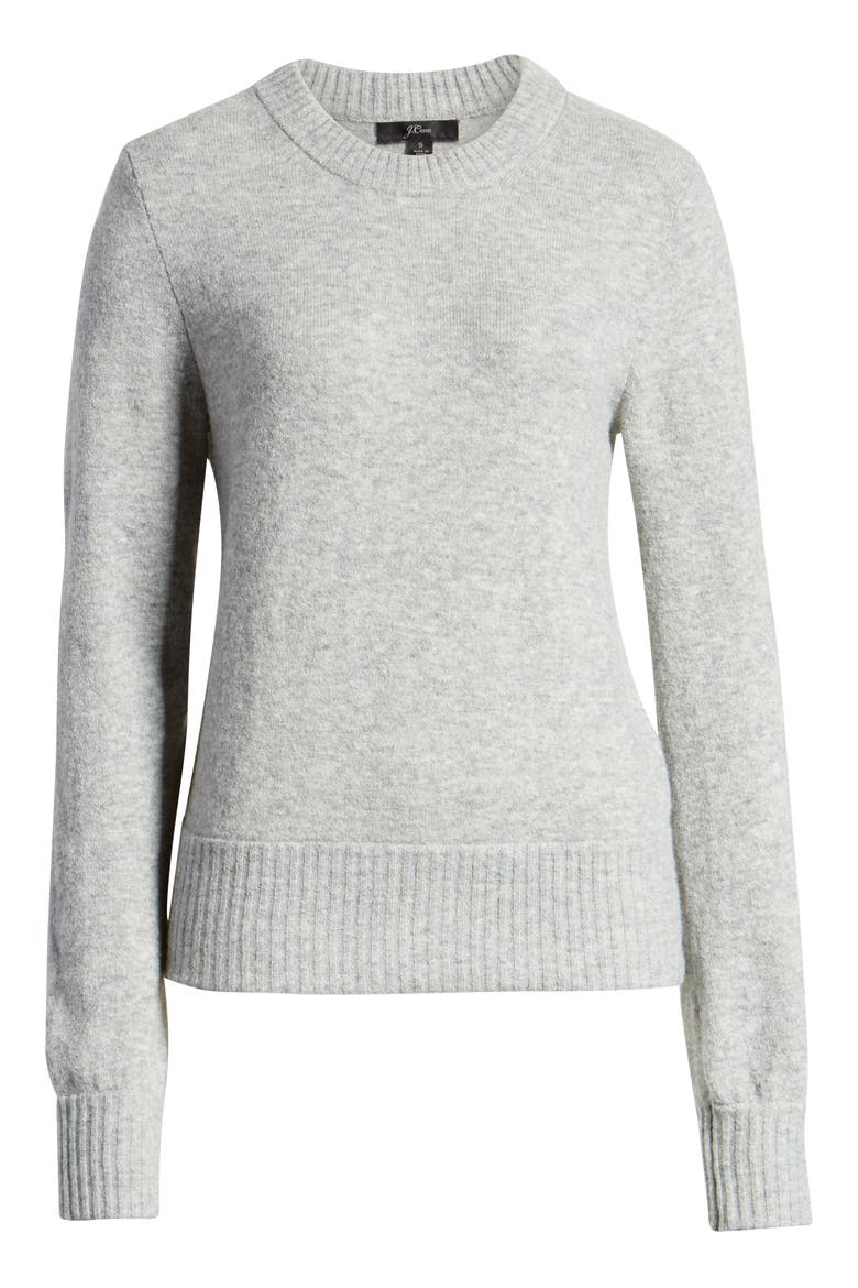 Crewneck Sweater in Super Soft Yarn (Nordstrom Exclusive), Alternate, color, HEATTHR GREY