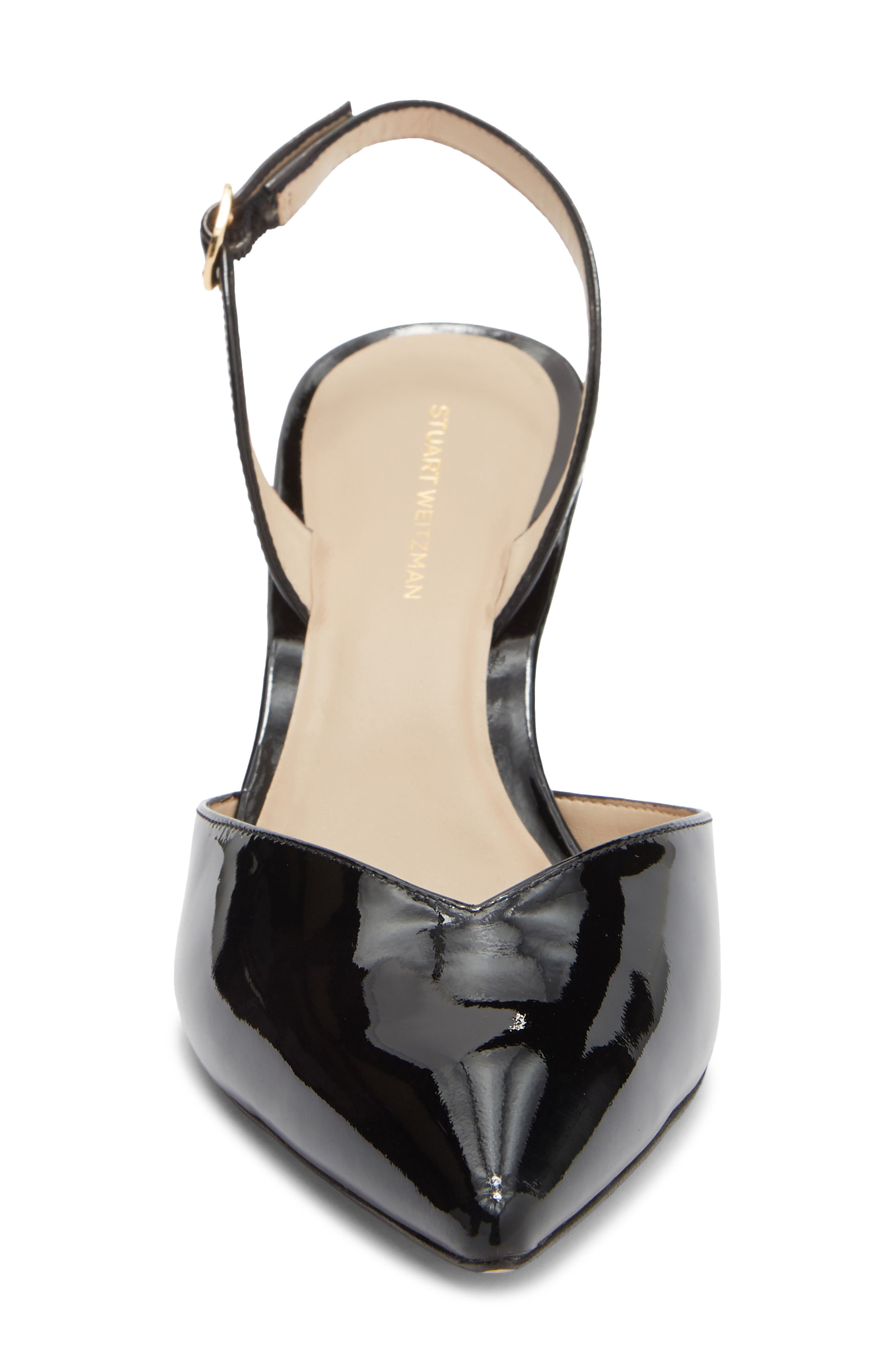 Stuart Weitzman Julia 75 Slingback Pump, Alternate, color, Black