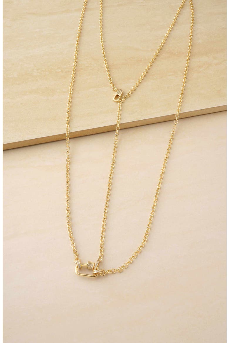 Rolo Link Body Chain, Alternate, color, GOLD
