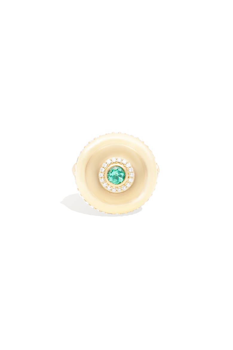 Evolve Cocktail Ring, Main, color, Emerald-Gold