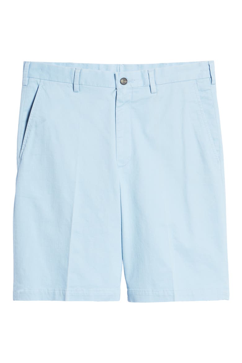 Men's Classic Flat Front Chino Shorts, Alternate, color, SKY