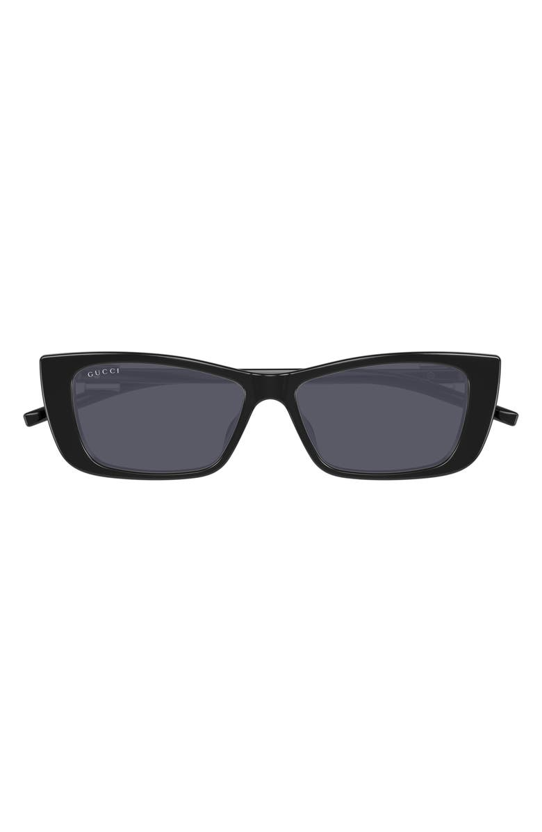 Gucci 53mm Cat Eye Sunglasses, Main, color, 