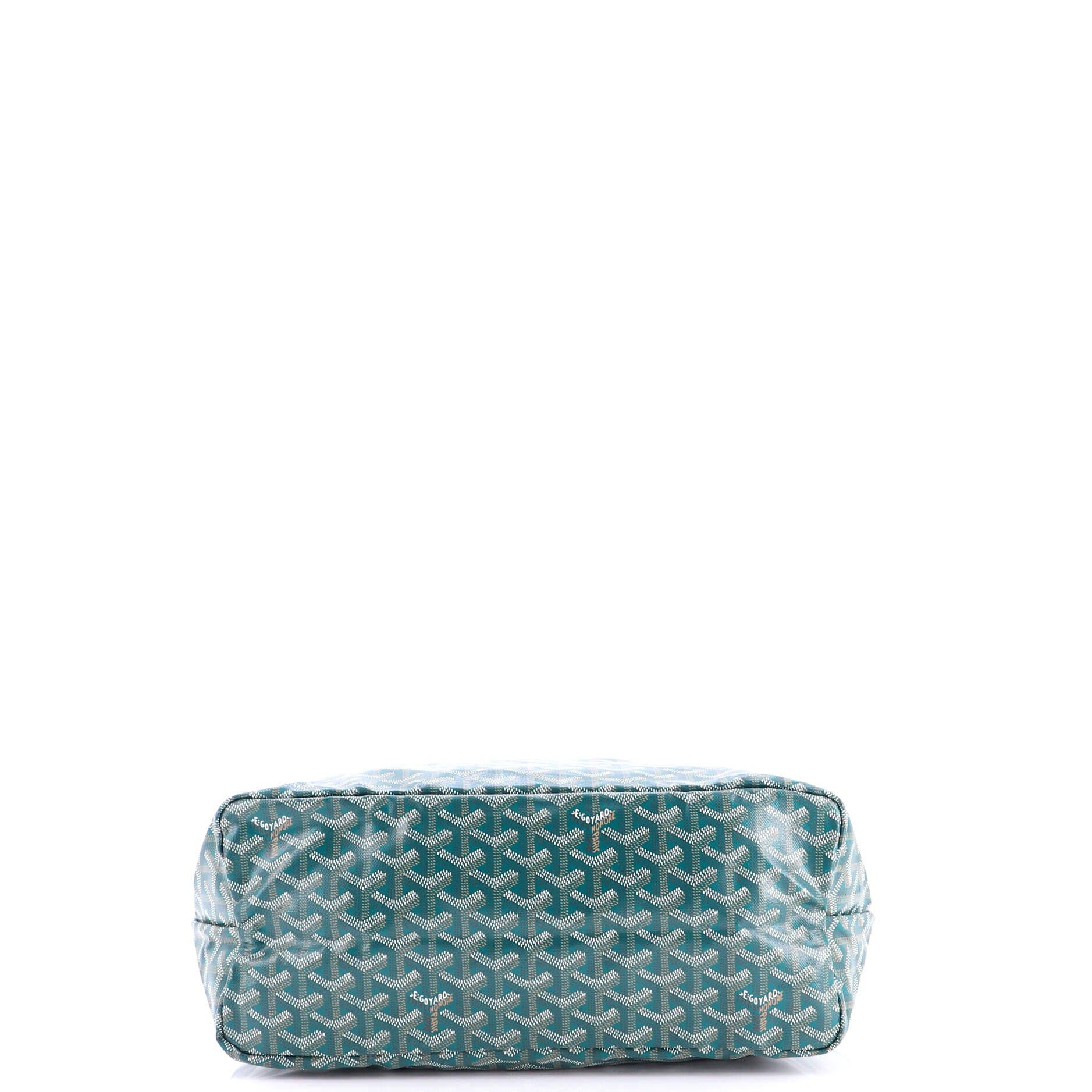 Saint Louis Tote Coated Canvas PM, Alternate, color, Green