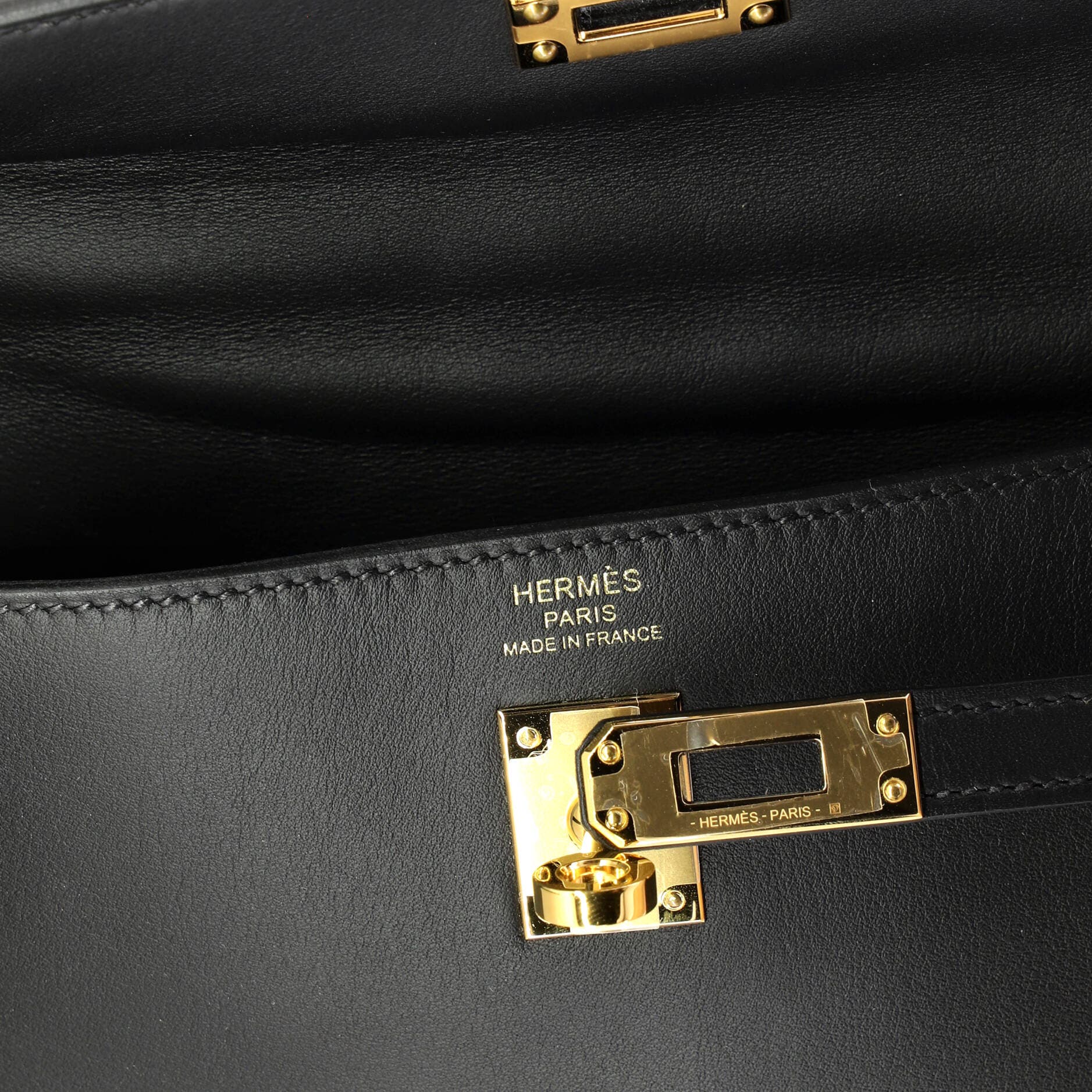 Pre-Owned Hermes Kelly Moove Bag Swift, Alternate, color, Noir