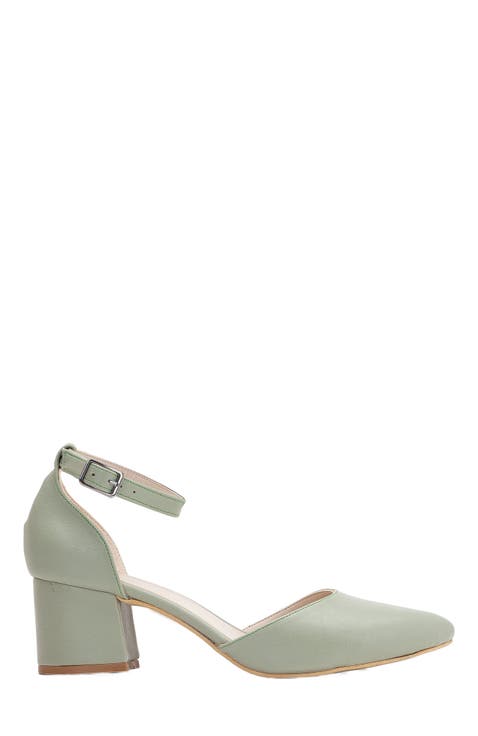 Marcelle Low Block Heel Pumps