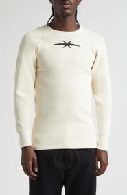 PHIPPS Logo Long Sleeve Waffle Knit T-Shirt