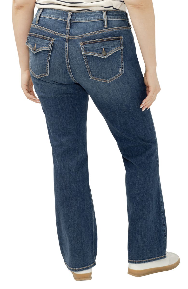 Silver Jeans Co. Elyse Bootcut Jeans, Alternate, color, Sherbrook