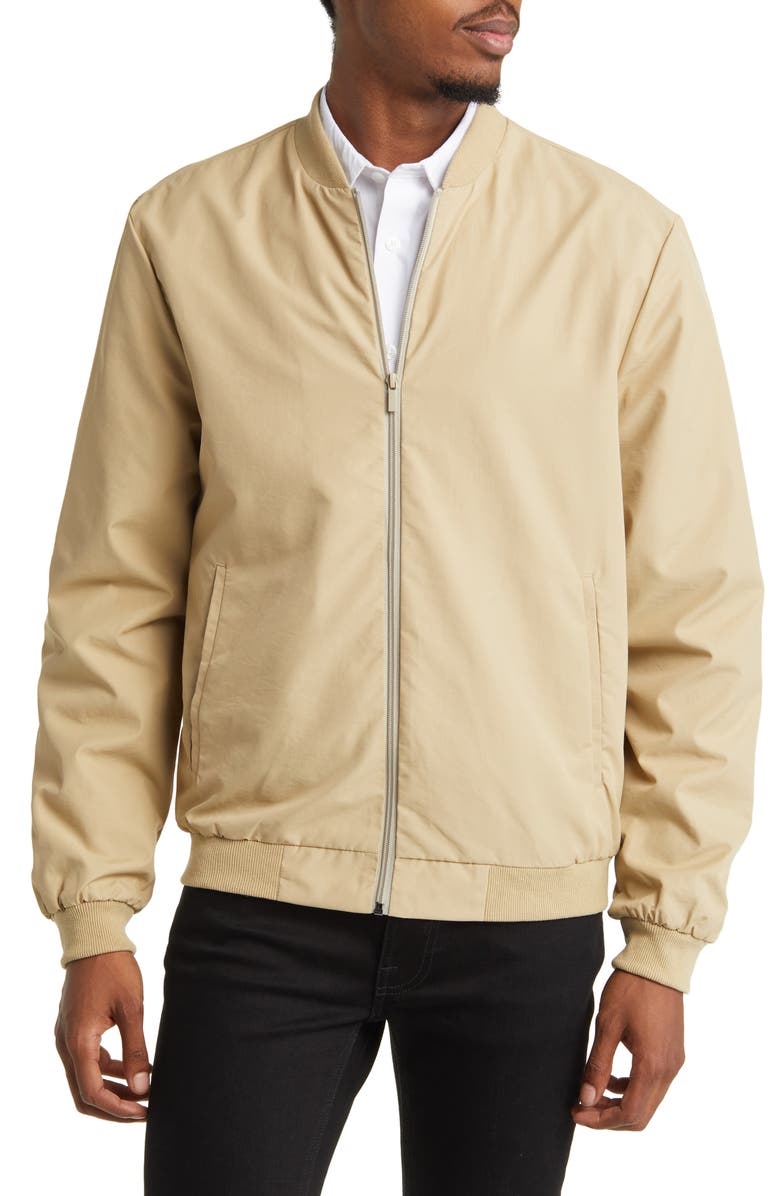 ASOS DESIGN Oversize Bomber Jacket, Alternate, color,