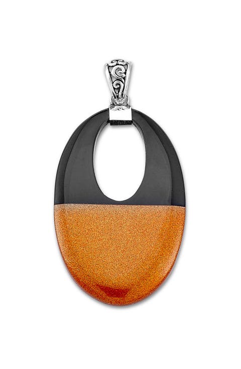 Oval Shimmer Pendant