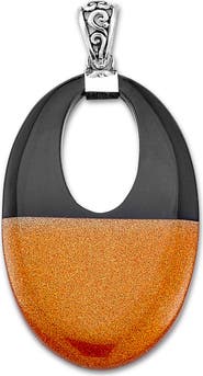 SAMUEL B. Oval Shimmer Pendant