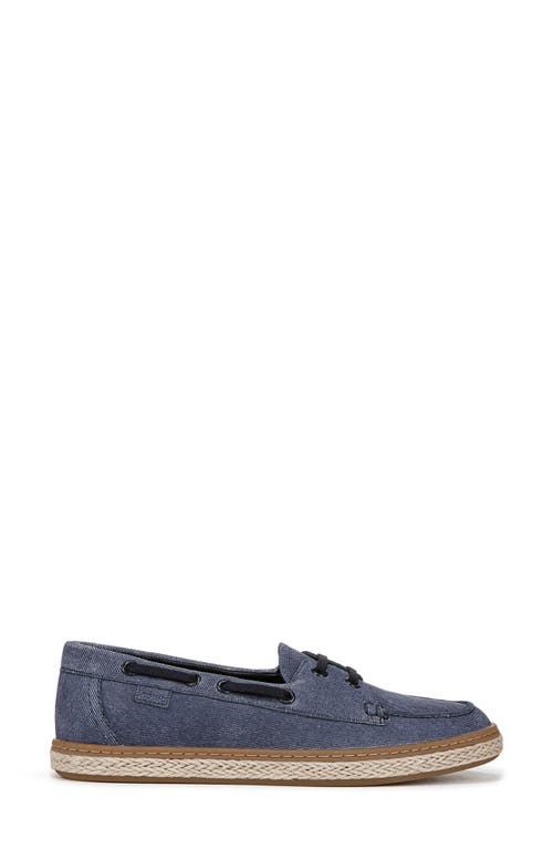 Vionic Bay Loafer Boat Shoe In Dark Denim