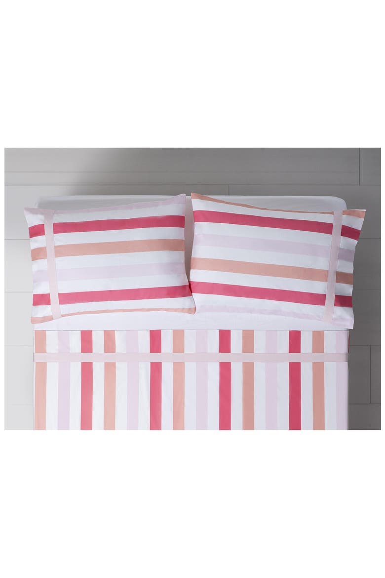 Set of Two Awning Stripe Pillow Sham, Alternate, color, PINK