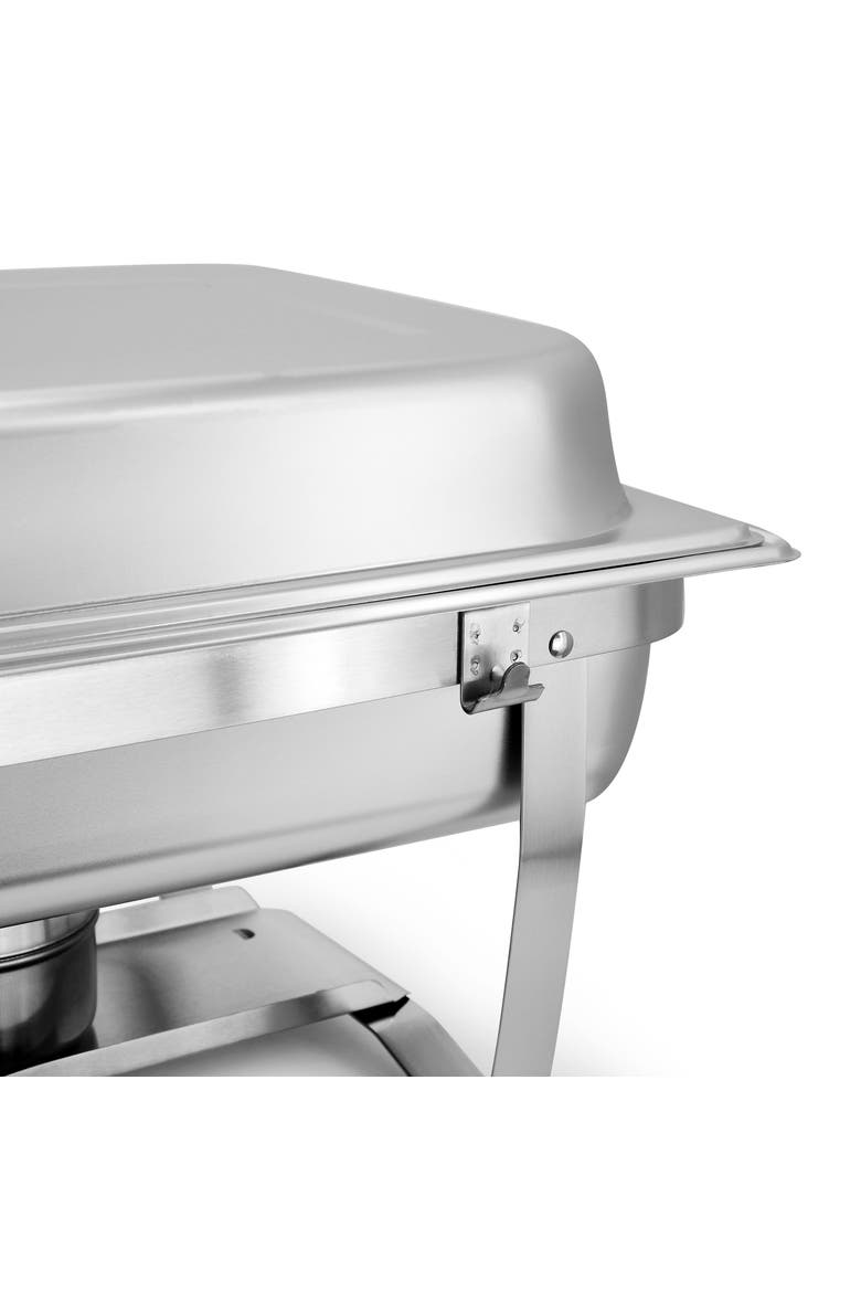 9.5 Quart Stainless Steel Professional Chafing Dish, Alternate, color, Silver