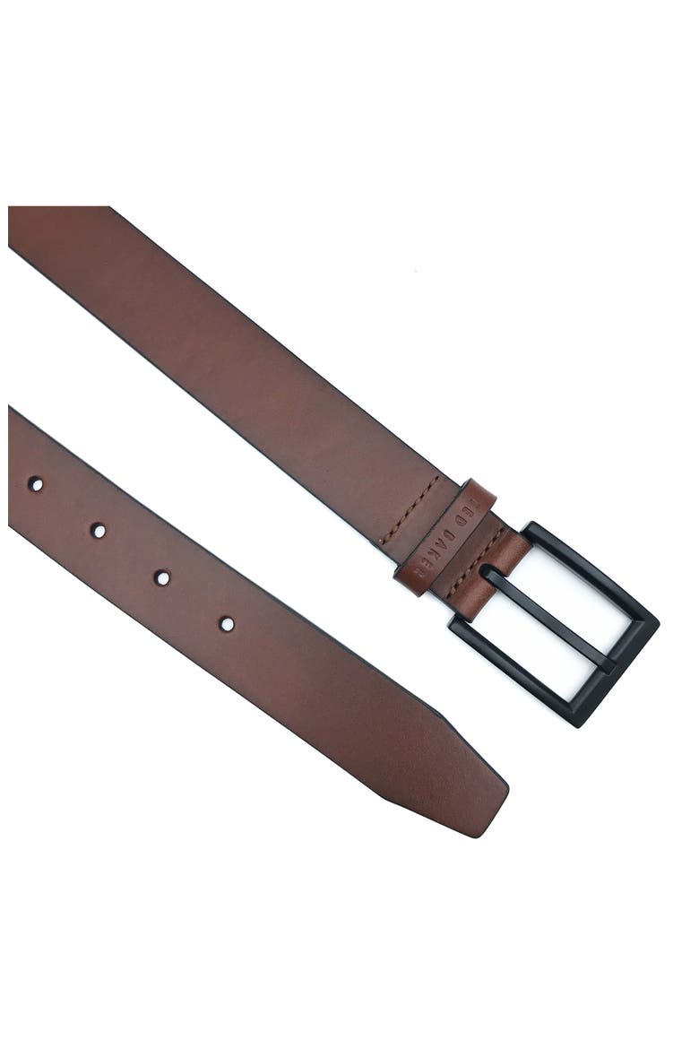 Leather Belt, Alternate, color, COGNAC