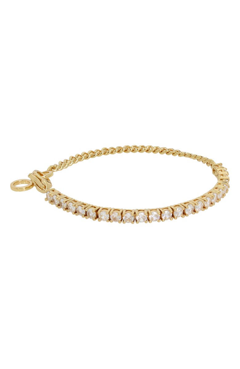 AllSaints Pavé Crystal Tennis Bracelet, Alternate, color,