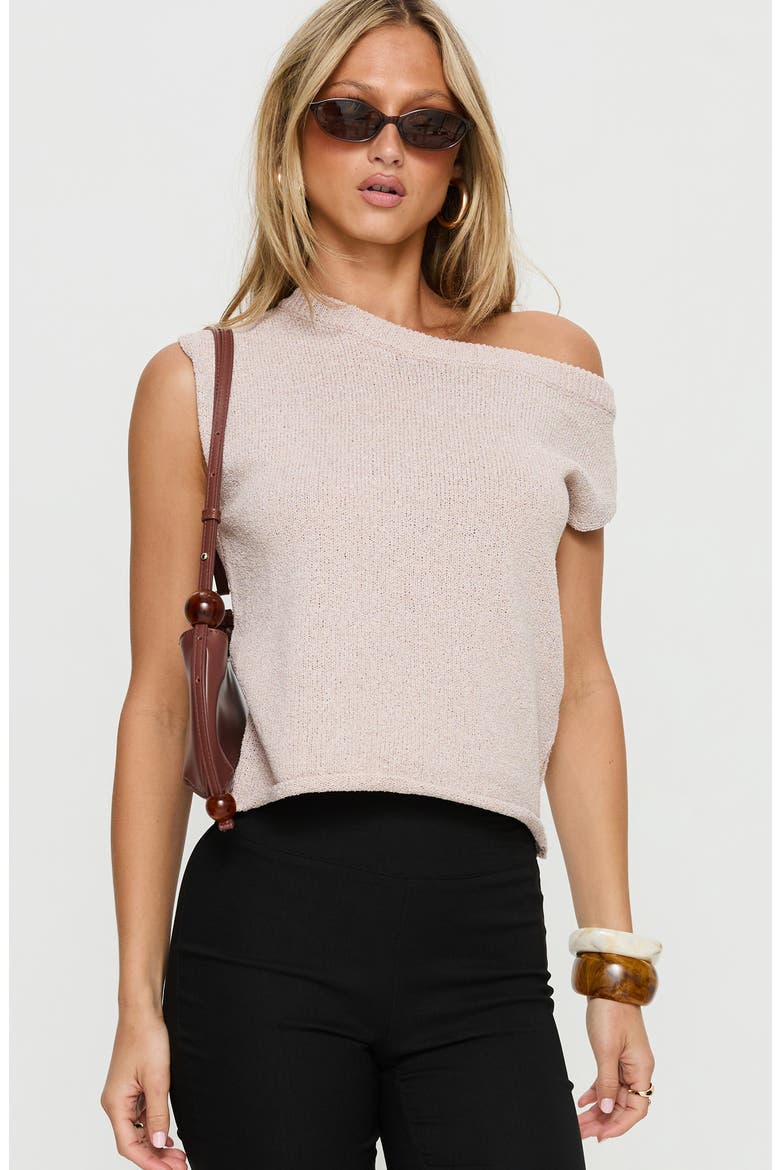 Ashfield One-Shoulder Crop Sweater, Alternate, color, OAT