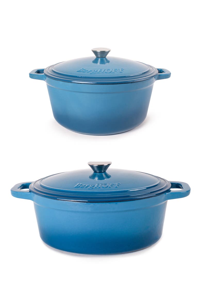 Neo Cast Iron 4-Piece Set, Main, color, BLUE
