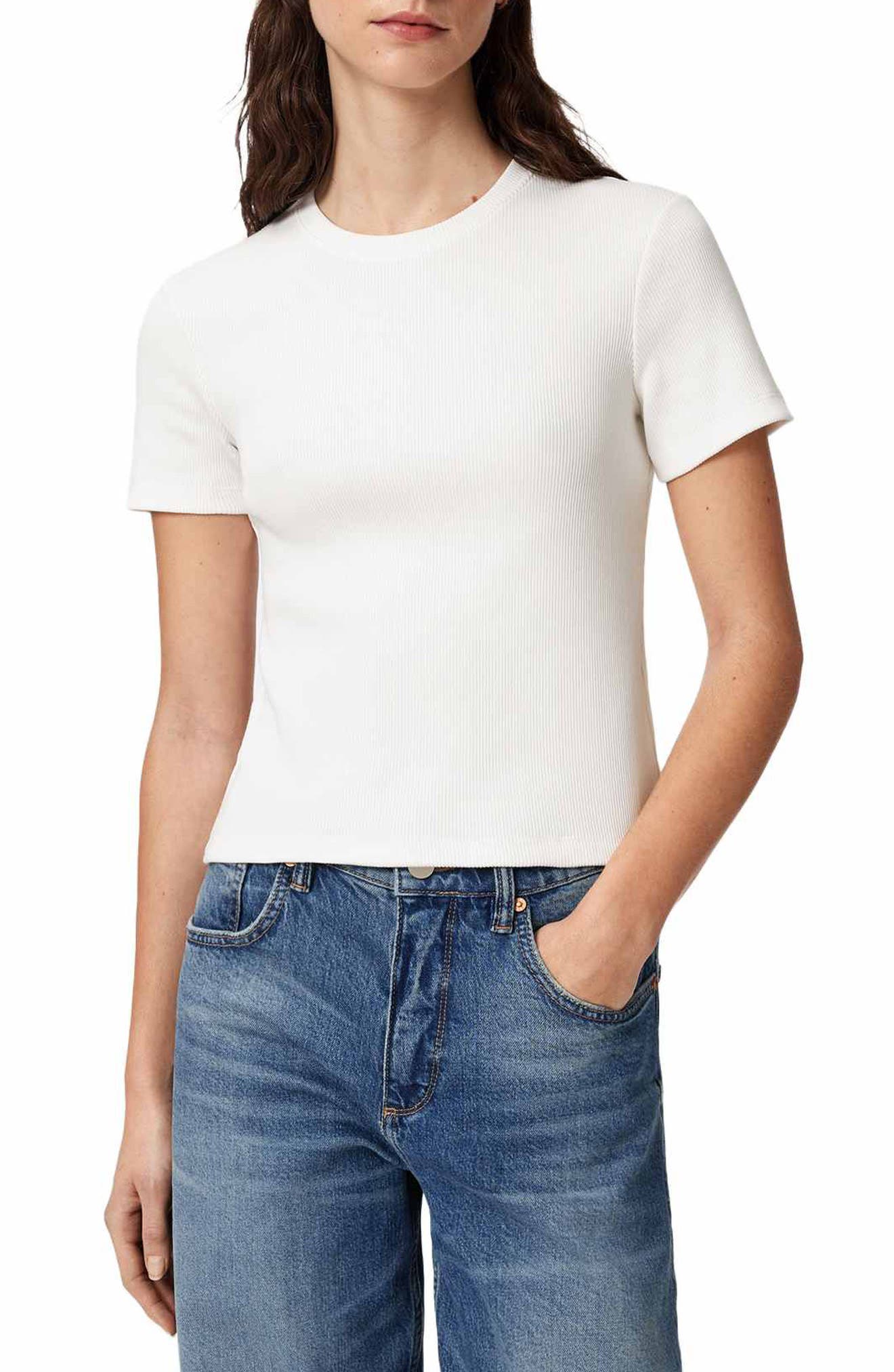 Elena Rib Knit Tee