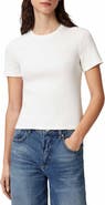 AllSaints Elena Rib Knit Tee