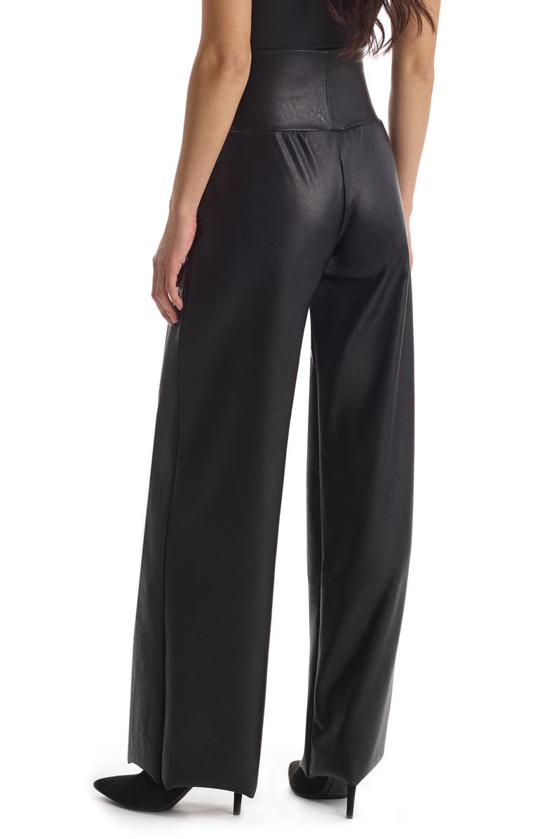 Commando Faux Leather Wide Leg Pants, Alternate, color, 