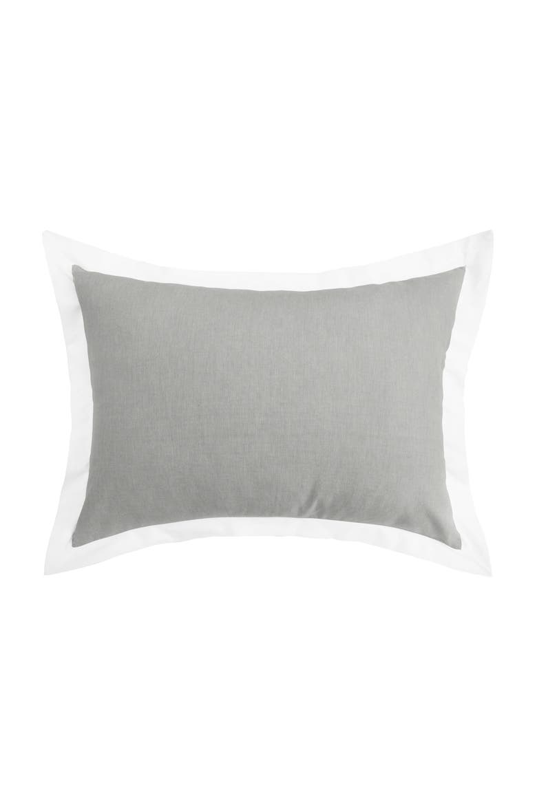Digby Pewter 100% Cotton Standard Sham 20" x 26", Main, color, Grey