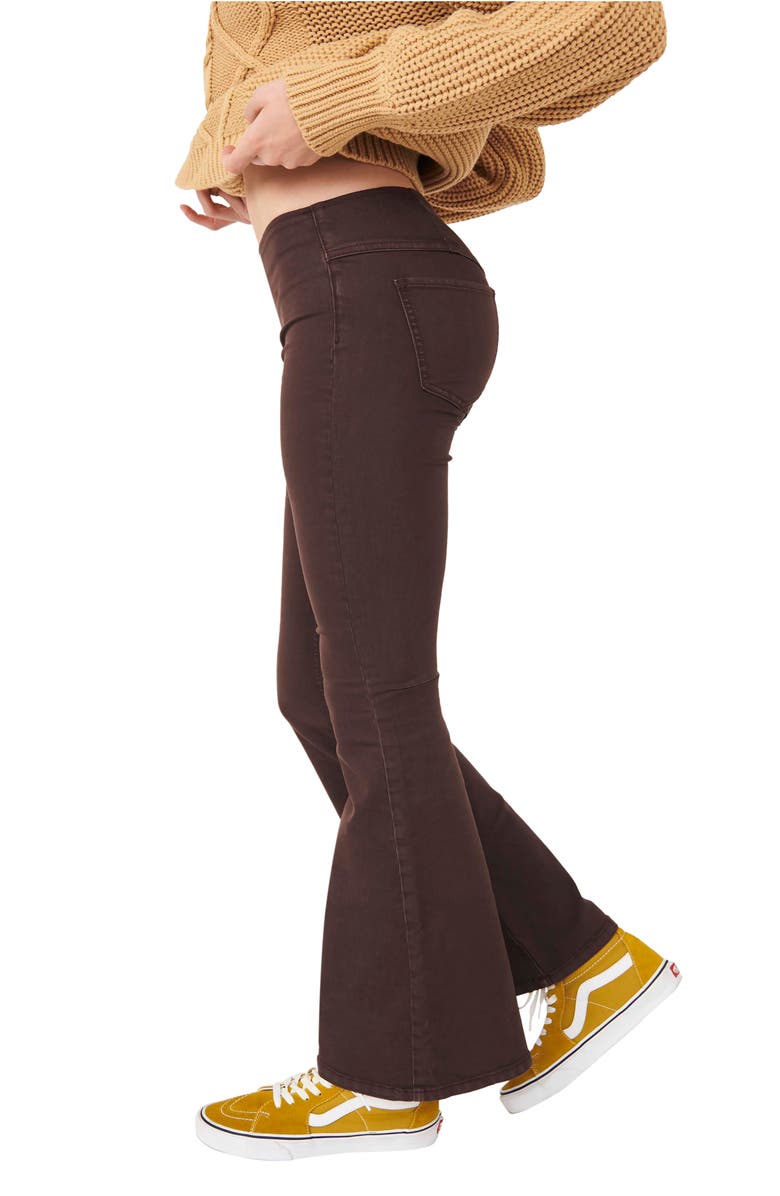 Free People We the Free by Free People Penny Pull-On Flare Pants, Alternate, color, 