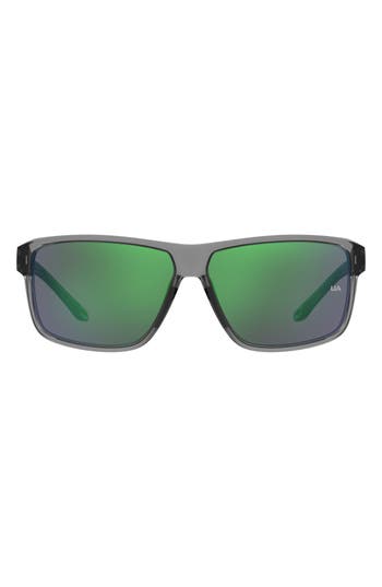 Under Armour Kickoff Square Sunglasses In Gray