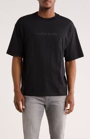 Calvin Klein Relaxed Fit Serif Graphic T-Shirt