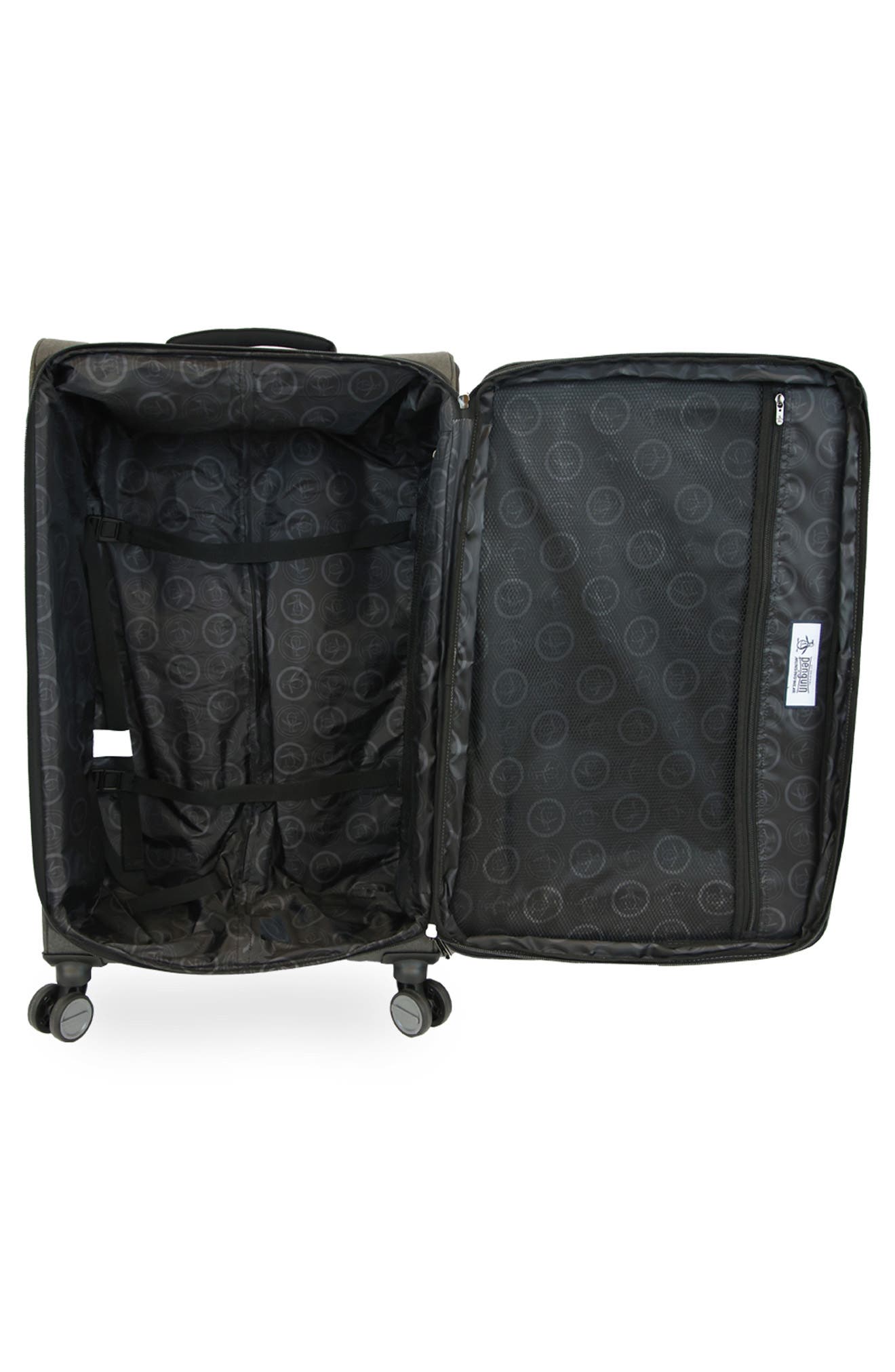 Original Penguin Havenport XL 3-Piece Softside Luggage Set, Alternate, color, Black Crosshatch