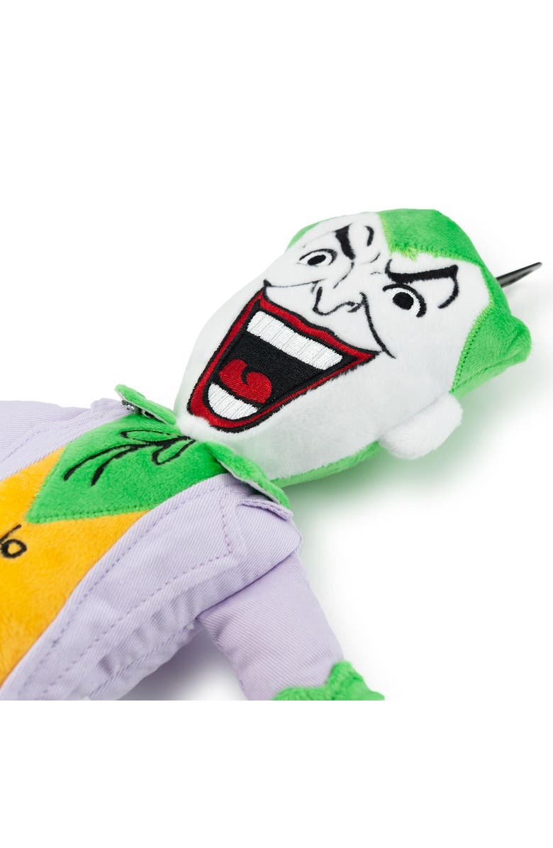 Toynk DC Comics The Joker 13 Inch Plush Squeaker Dog Chew Toy, Alternate, color, Multi-Color