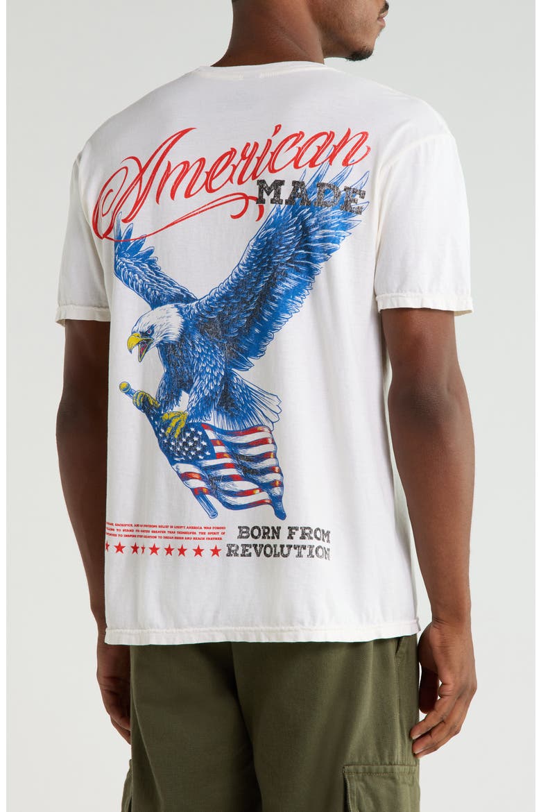 American Graphic T-Shirt, Alternate, color, WHISPER WHITE