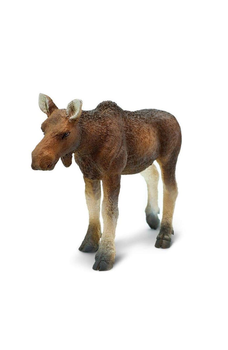 Safari Ltd. Cow Moose Kids Toy Figure, Alternate, color, NO COLOR