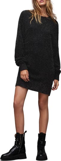AllSaints Dazzle Long Sleeve Sweater Dress | Nordstrom