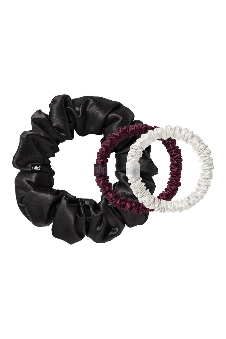 Pure Silk Scrunchie Cracker 3-Piece Set (Nordstrom Exclusive) $34 Value, Alternate, color, HONEY PIE