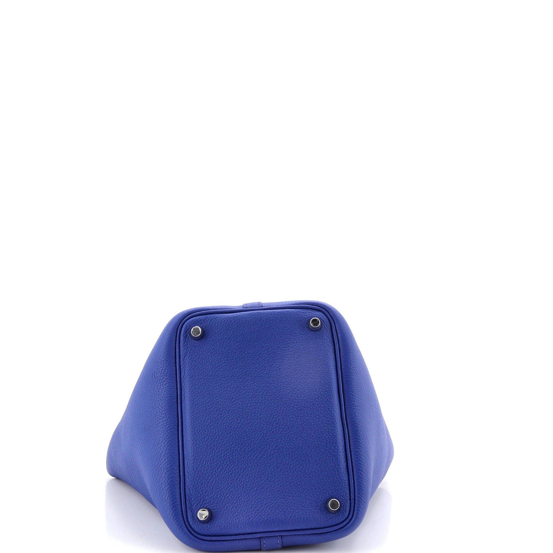 Pre-Owned Hermes Picotin Lock Bag Maurice PM, Alternate, color, Bleu Royal