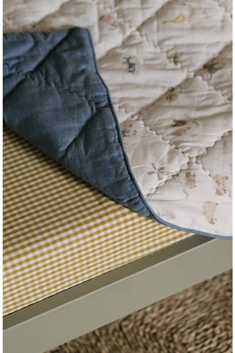 On the Farm Reversible Quilted Blanket, Alternate, color, ON THE FARM