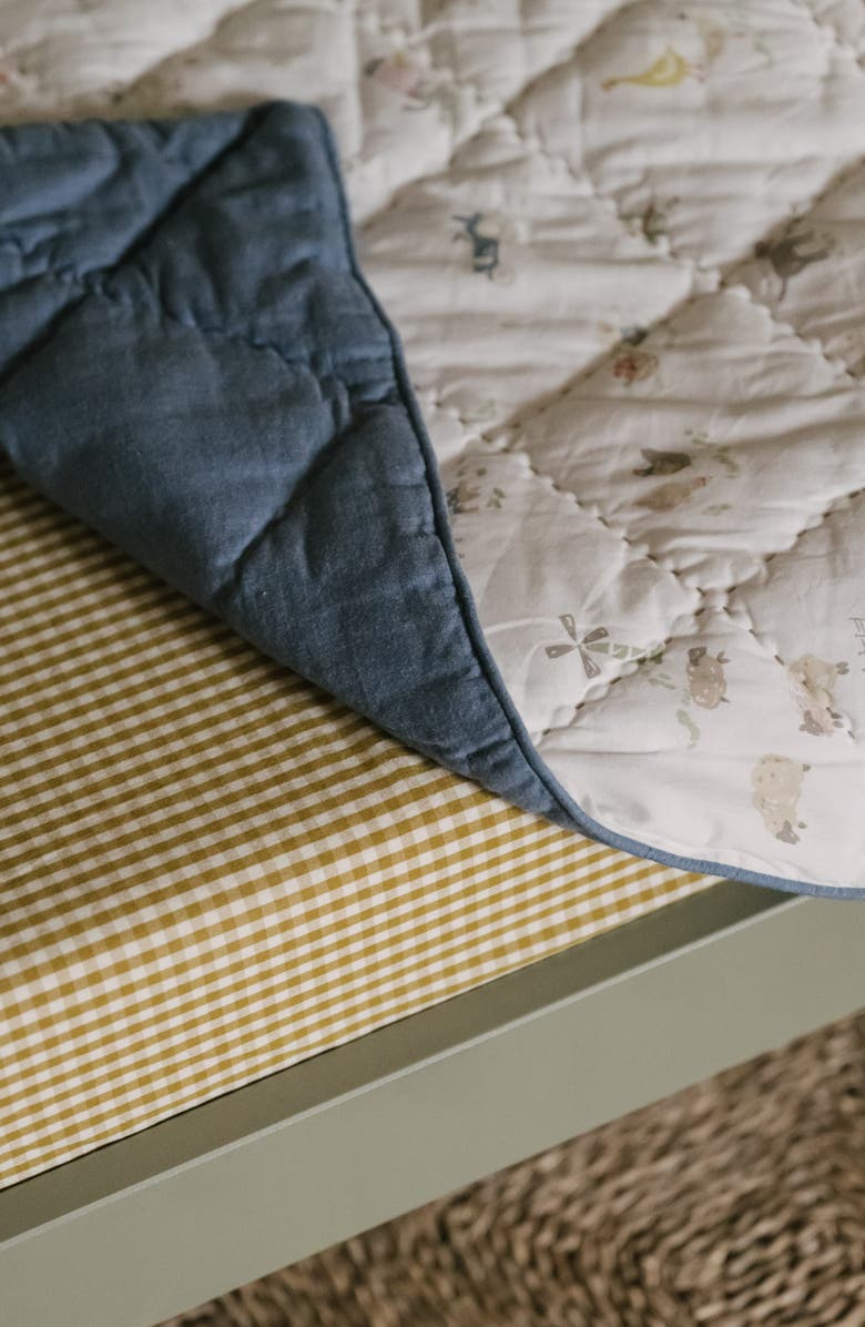 Pehr On the Farm Reversible Quilted Blanket, Alternate, color, On The Farm