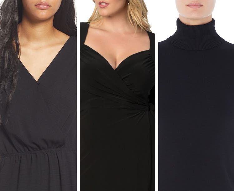 The Complete Neckline Guide for Broad Shoulders - Petite Dressing