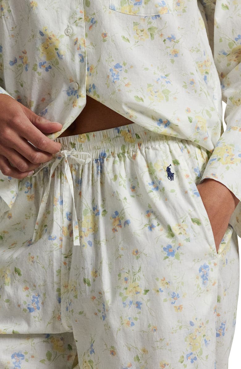 Polo Ralph Lauren Cotton Pajamas, Alternate, color, Botanical Floral