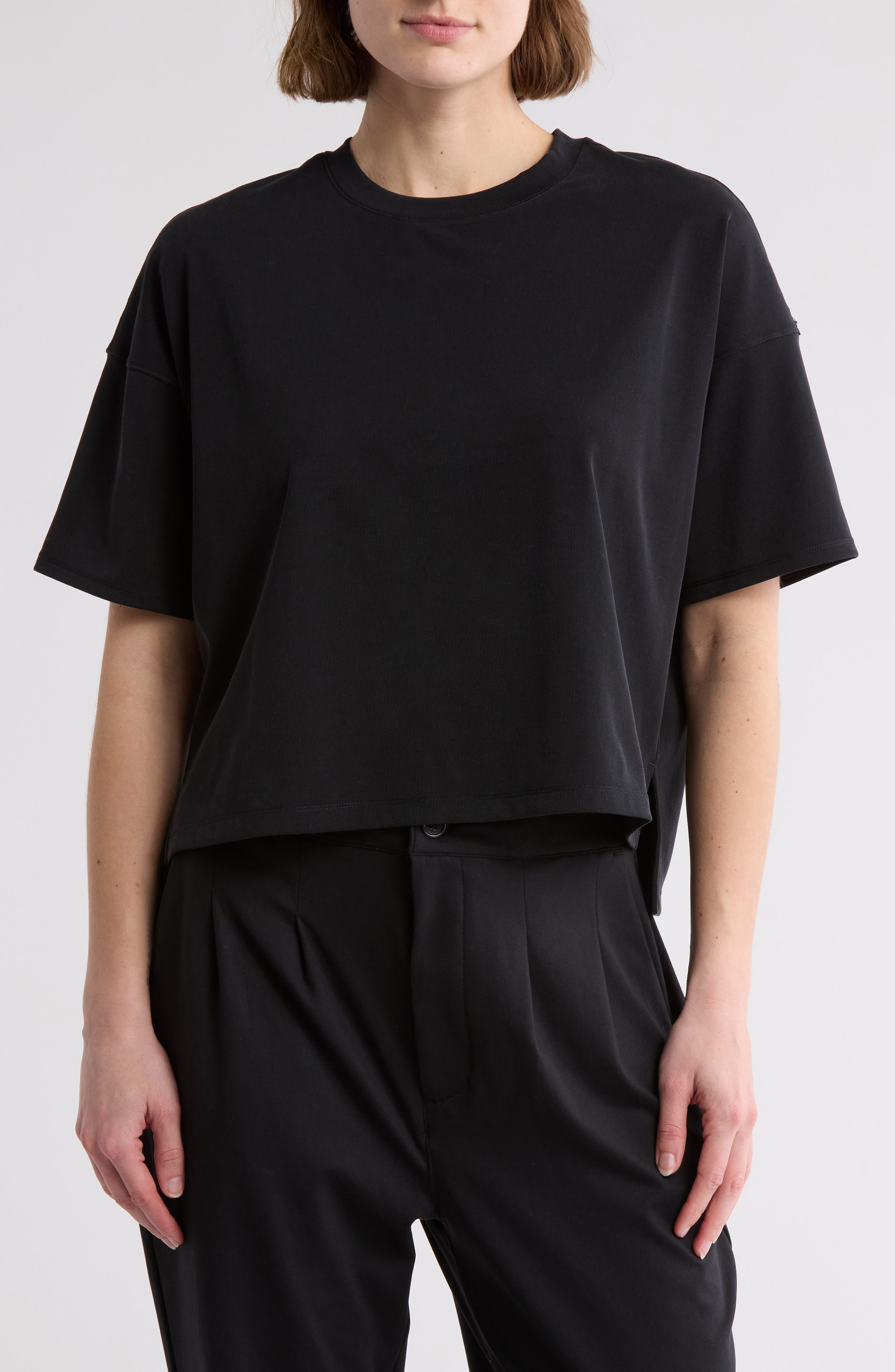 トップス SEE SEE NYLONPULLOVER W DRAWSTRINGS 8-1] SEE SEE SUPER BIG NYLON PULLOVER W DRAWSTRINGS [BLACK