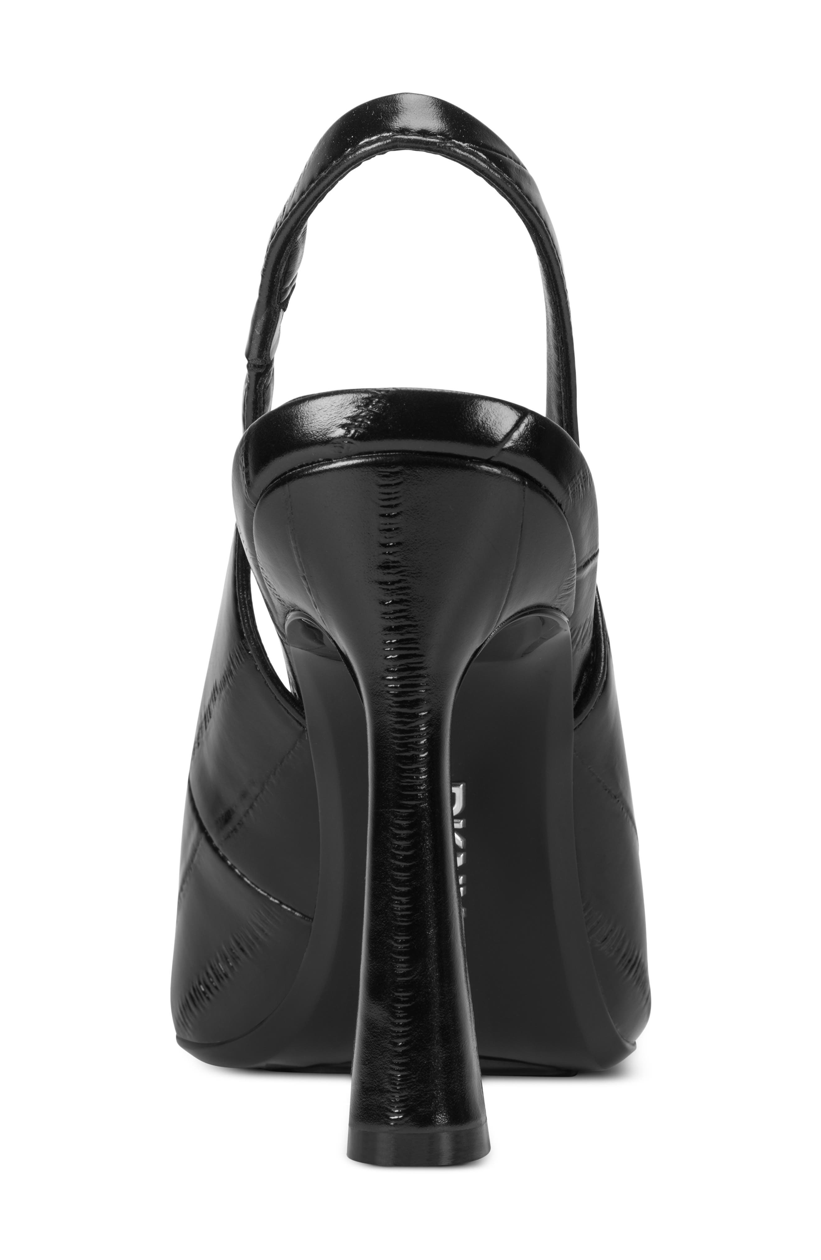 DKNY Caytina Slingback Pointed Toe Pump, Alternate, color, Black