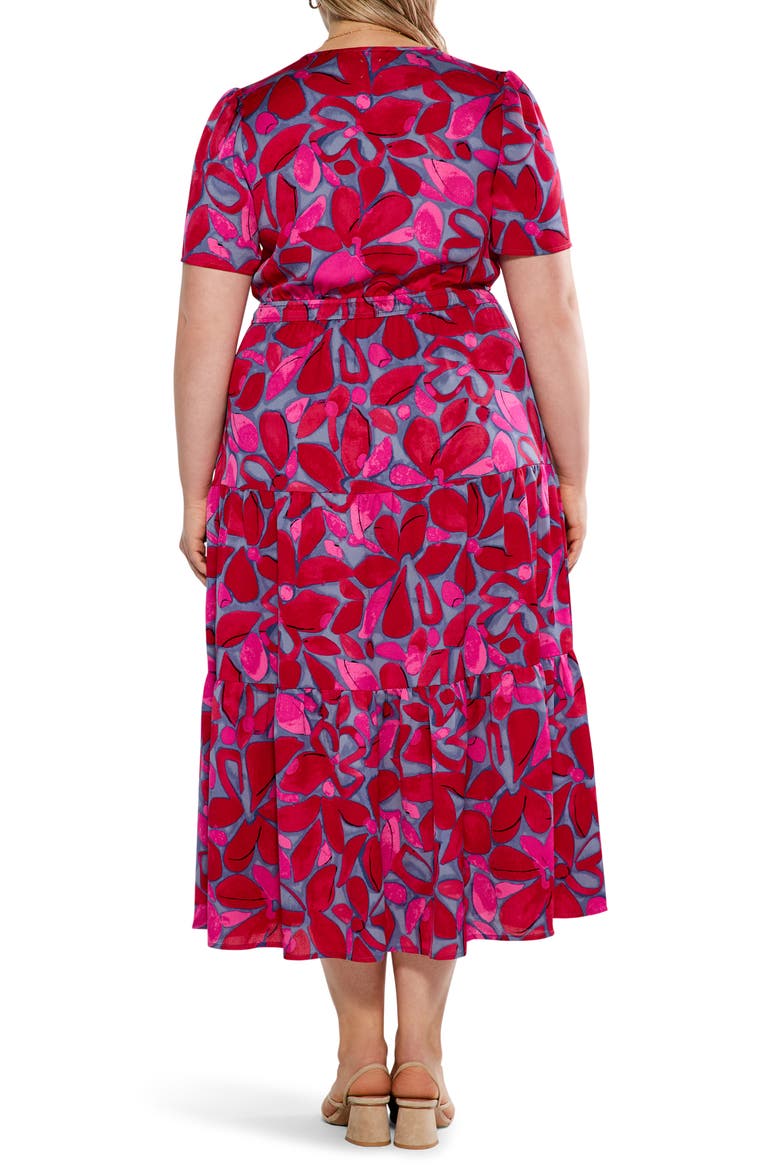 Happy Splash Tiered Dress, Alternate, color, PINK MULTI