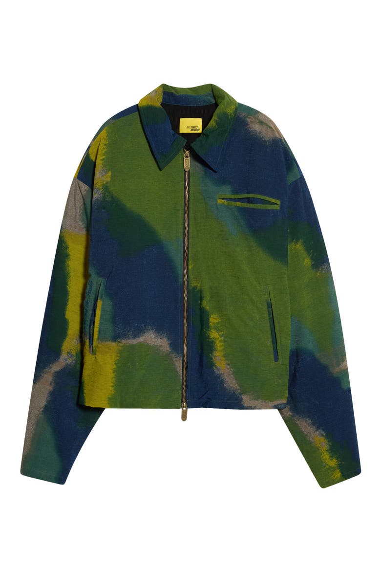 Morrison Cotton Jacket, Alternate, color, GREEN/MULTI